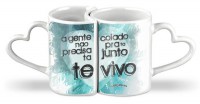 CANECA DUPLA DE CORAÇÃO PERSONALIZADA